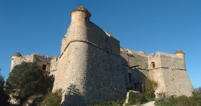 Nice (Alpes-Maritimes): Le fort du mont Alban - Côtés sud et est