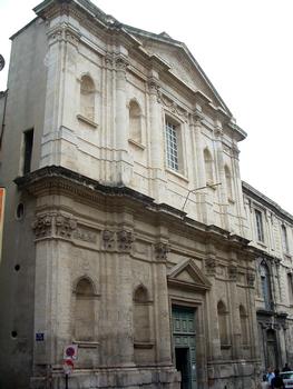 Nîmes - Chapelle du collège des Jésuites - Façade