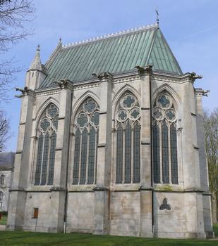 Abbaye royale de Chaalis - Chapelle Sainte-Marie ou de l'Abbé - Elle a été restaurée par l'architecte Corroyer après le rachat du domaine par Mme de Vatry en 1850