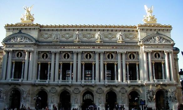 Opéra de Paris - Palais Garnier.Façade facing Avenue de l'Opéra