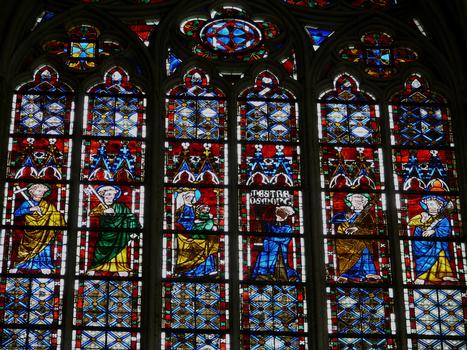 Cathédrale Notre-Dame de Sées - Choeur - Vitraux des fenêtres hautes