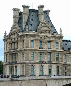 Paris - Palais du Louvre - Pavillon de Flore - Ensemble