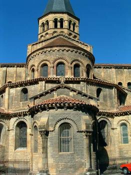 Basilique du Sacré-Coeur, Paray-le-MonialChevet - Etagement des volumes