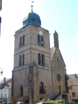 Paray-le-Monial - Ancienne église Saint-Nicolas - Chevet et tour Saint-Nicolas