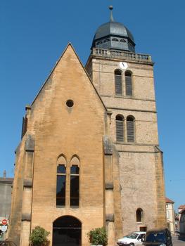 Paray-le-Monial - Ancienne église Saint-Nicolas - Façade et tour Saint-Nicolas
