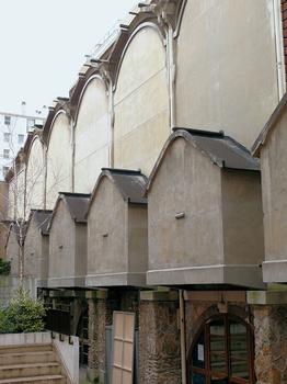 Paris 15ème arrondissement - Eglise Saint-Christophe de Javel - Façade sur cour