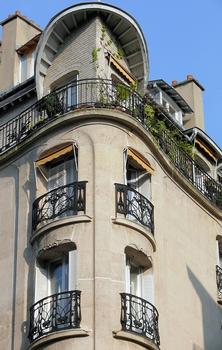 Paris 16ème arrondissement - Immeuble 19 rue La Fontaine - Détail