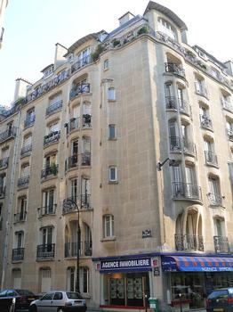 Paris 16ème arrondissement - Immeubles 17-21 rue La Fontaine et 8-10 rue Agar