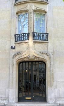 Paris 16ème arrondissement - Immeuble 17 rue La Fontaine - Détail