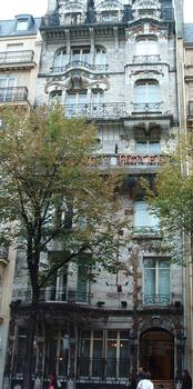 Céramic Hôtel - Ensemble de la façade Art Nouveau