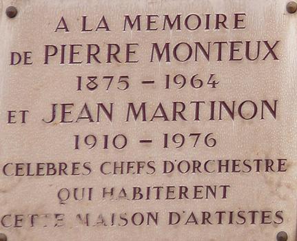 Paris 18ème arrondissement - Montmartre-aux-Artistes - Plaque commémorative
