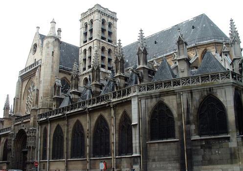 Paris - Eglise Saint-Germain-l'Auxerrois - Façade Sud vue du chevet