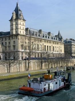 Paris 1er arrondissement - Palais de Justice côté quai des Orfèvres