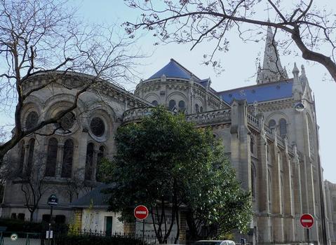 Paris 20ème arrondissement - Eglise Notre-Dame de la Croix - Chevet