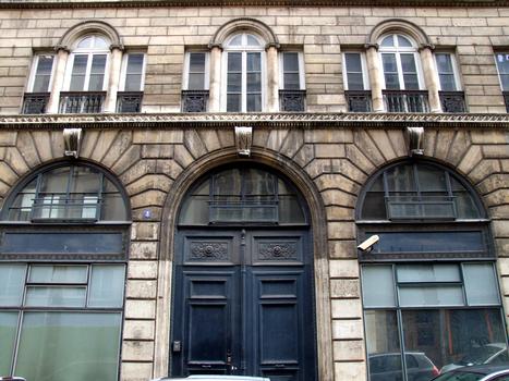 Immeuble du 4 rue d'Aboukir, Paris : Construit au début du 19 ème siècle par Jules de Joly - Détail