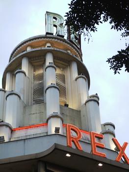 Paris 2 ème arrondissement - Cinéma Le Grand Rex construit dans le style Art Déco en 1932 par les architectes Auguste Bluysen et John Eberson pour Jacques Haïk