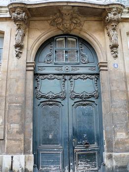 Paris 3ème arrondissement - Hôtel Le Lièvre - Porte du 4 rue Braque