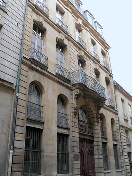Paris 3 ème arrondissement - Archives nationales - Hôtel de Fontenay - Maison Claustrier sur la rue des Francs-Bourgeois construit par Mansart de Sagonne en 1751