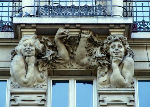 Immeuble 39 rue Réaumur réalisé par Germain Salard (1899-1900)