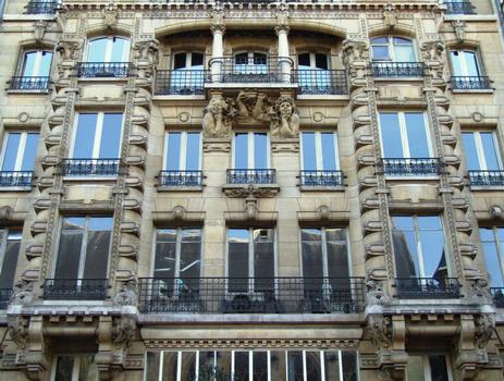 Immeuble 39 rue Réaumur réalisé par Germain Salard (1899-1900)