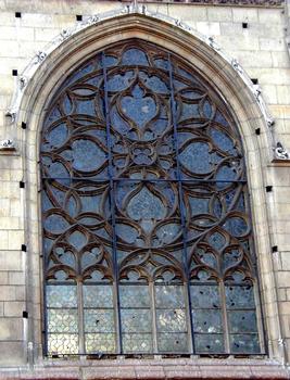 Paris - Eglise Saint-Merri - Fenêtre du bras nord du transept