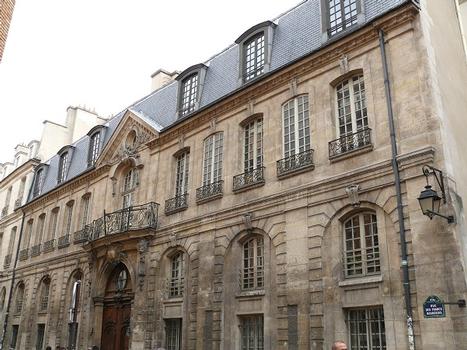 Paris - 4ème arrondissement - Hôtel d'Albret - Façade sur la rue des Francs-Bourgeois