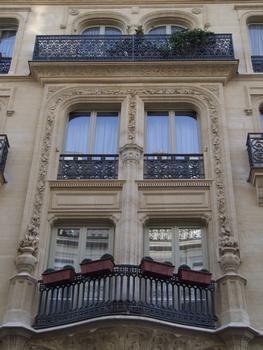 Paris 9ème arrondissement - Immeuble du 25 rue Victor-Massé construit dans les années 1840 : Paris 9 ème arrondissement - Immeuble du 25 rue Victor-Massé construit dans les années 1840