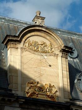 La Sorbonne - Ancien cadran solaire pour la Sorbonne reconstruite par le cardinal de Richelieu