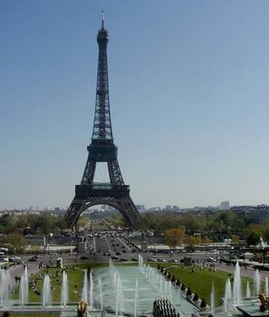 Eiffel Tower as seen from the Palais de Chaillot