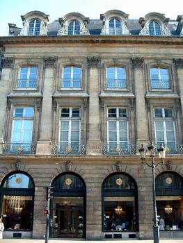 Paris - Place Vendôme - Elévation de la façade
