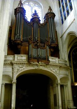 Eglise Saint-Gervais-Saint-Protais, Paris.Orgue et tribune