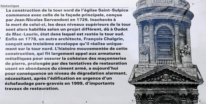 Eglise Saint-Sulpice - Panneau d'information