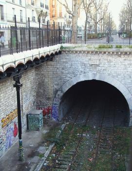 Petite ceinture de Paris - Rue Belliard Tunnel