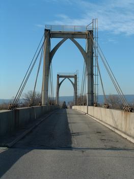 Brücke über den Donzèrekanal in Pierrelatte