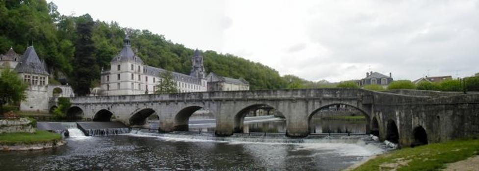 Pont coudé und Abtei in Brantôme
