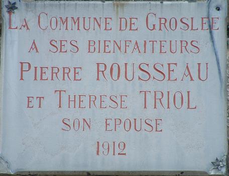 Pont de Groslée sur le Rhône - Plaque commémorative
