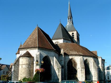 Provins - Eglise Sainte-Croix - Chevet