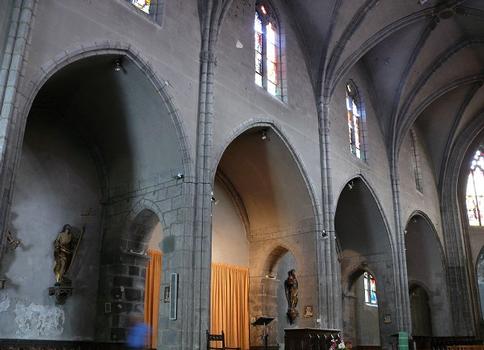 Riom - Collégiale Notre-Dame-du-Marthuret - Elévation de la nef