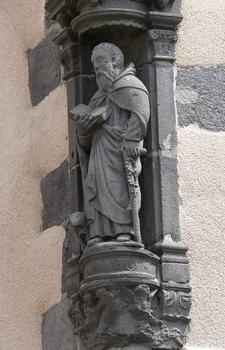 Riom - Maison d'Antoine Pandu - Statue de saint Antoine