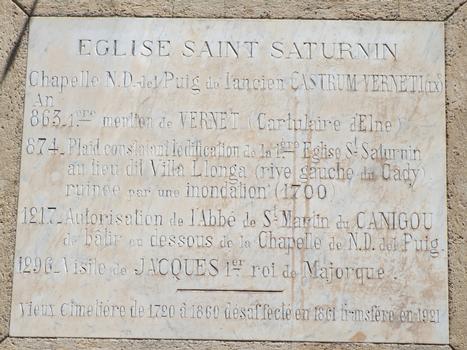 Vernet-les-Bains - Eglise Saint-Saturnin