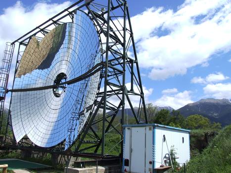 Mont-Louis - Four solaire - Concentrateur parabolique