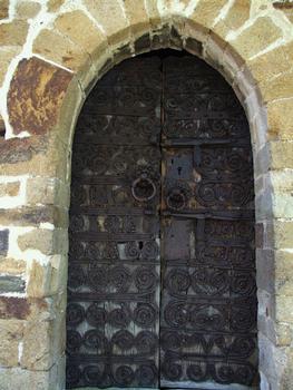 Chapelle de la Trinité - Porte avec ferrures du 12ème siècle