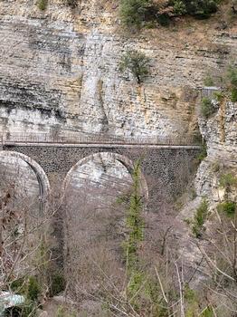 Ligne de chemin de fer Alès - Bessèges - Vogüé - Le Teil - Lalevade-d'Ardèche - Largentière - Viaduc du ruisseau de Téoulemale