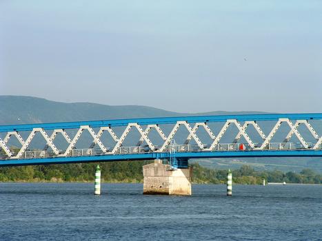 Le Pouzin - Pont du Rhône - Tablier au droit d'une pile