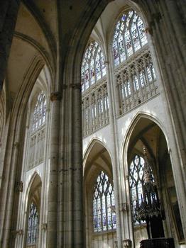 Abbatiale Saint-Ouen à Rouen.Elévation de la nef