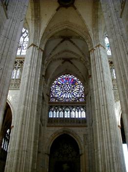 Abbatiale Saint-Ouen à Rouen.Transept