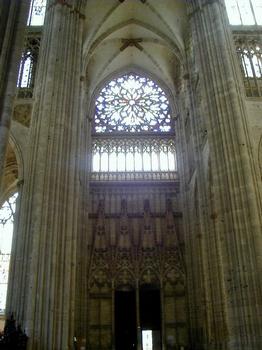 Abbatiale Saint-Ouen à Rouen.Bras sud du transept