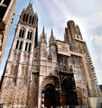 Cathédrale Notre-Dame de Rouen.Façade occidentale