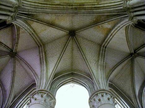 Cathédrale Notre-Dame, Rouen.Voûte du déambulatoire