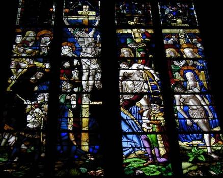 Cathédrale Notre-Dame, Rouen.4 scènes de la Passion par Guillaume Barbe